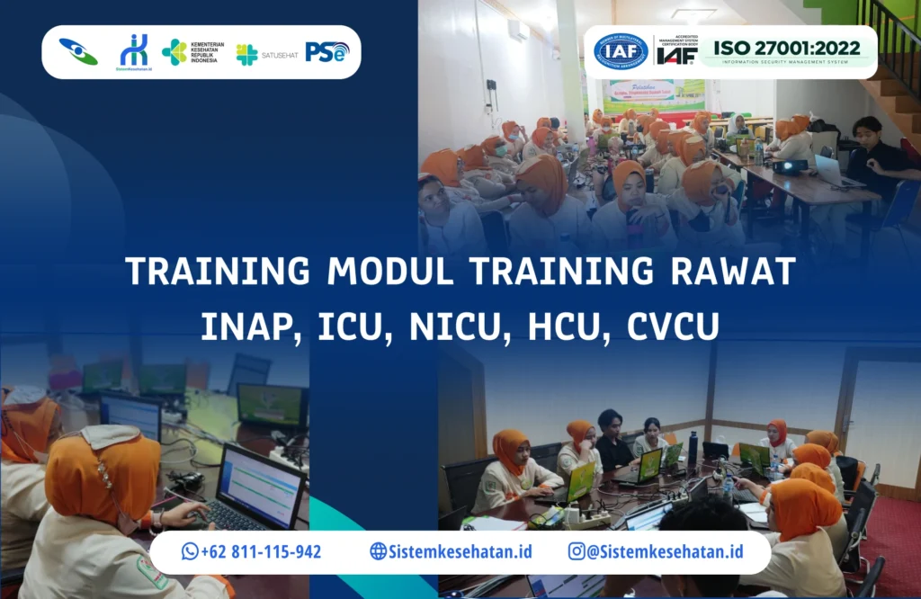 Peserta pelatihan SIMRS modul rawat inap dan perawatan intensif ICU NICU HCU CVCU RSU Putri Bidadari