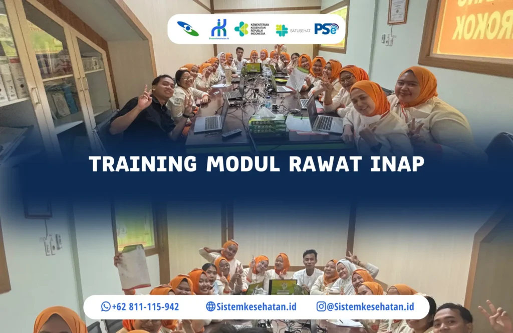 Perawat RSU Putri Bidadari mempraktikkan penggunaan SIMRS modul rawat inap