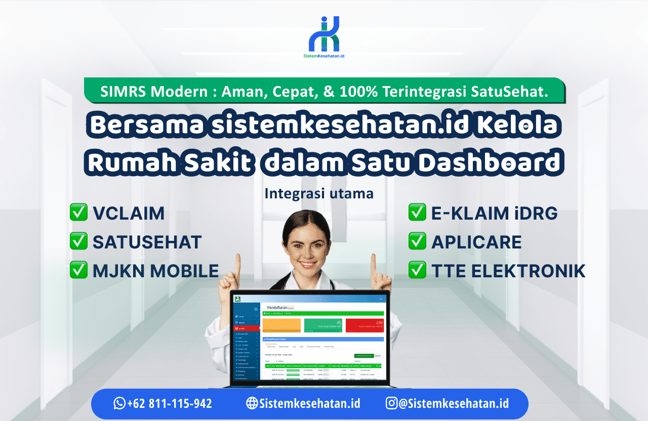 SIMRS Terintegrasi SATUSEHAT, Ekalim dan Vklaim