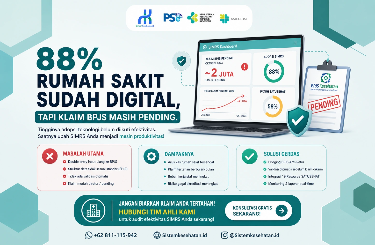 penyebab utama klaim pending